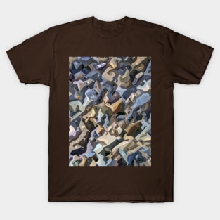 Angular digital pastel pebbles T-Shirt